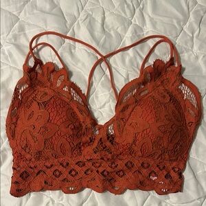 True by Rue21 rust orange lace bralette size large